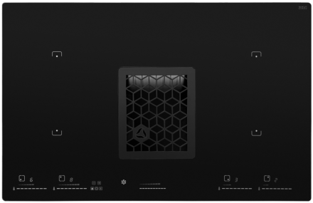 Indukčná doska s integrovaným odsávačom WIZARD Black CDB8001CC