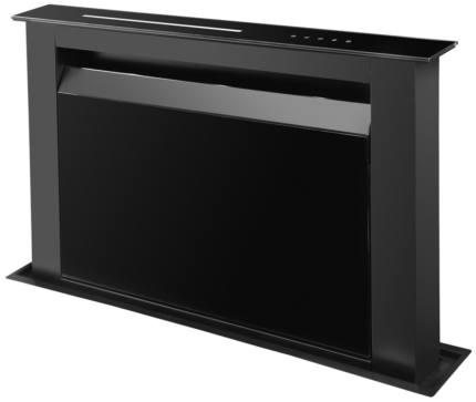 Odsávač výsuvný z pracovnej dosky MOONDRAFT 90 Black CDB9001CC