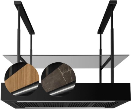 Odsávač ostrovčekový MINIMAL 1.90P Black CDW901C+P