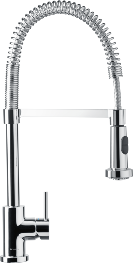 SCHOCK Kapro - Drezová batéria s flexibilným ramenom a spŕškou, chróm 593120CHR