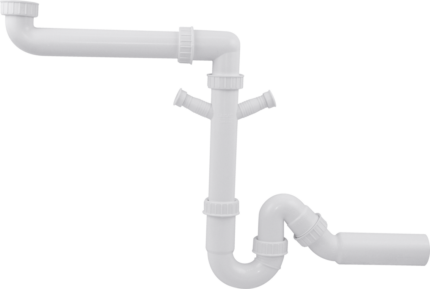 BLANCO zápachový uzáver 1 1" ploché provedenie pre úsporu miesta