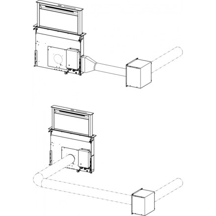 Sada pre umiestnenie motoru mimo odsávač