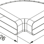 Franke Horizontálne koleno 90° – Obrázok 2