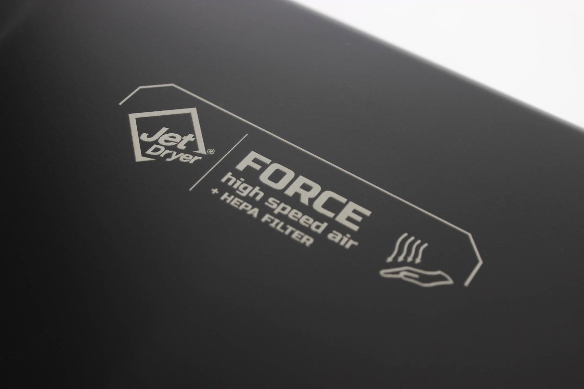 Jet Dryer FORCE Kefovaný nerez – Obrázok 64