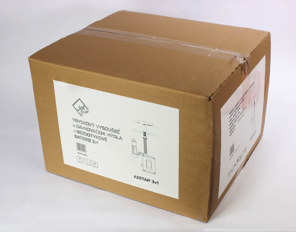 Jet Dryer AIRTAP 3v1 - kulatá Kartáčovaný nerez – Obrázok 75