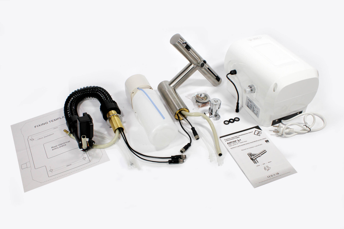 Jet Dryer AIRTAP 3v1 - kulatá Kartáčovaný nerez – Obrázok 70