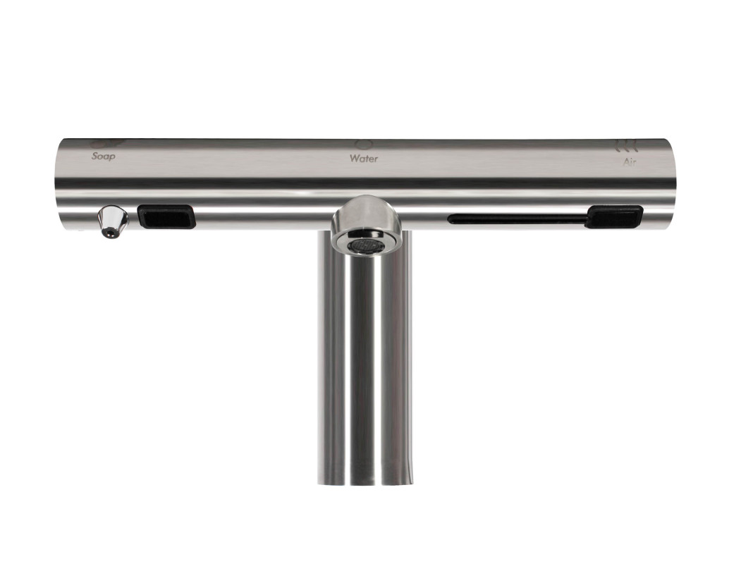 Jet Dryer AIRTAP 3v1 - kulatá Kartáčovaný nerez – Obrázok 14