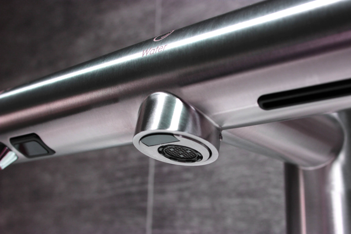 Jet Dryer AIRTAP 3v1 - kulatá Kartáčovaný nerez – Obrázok 9