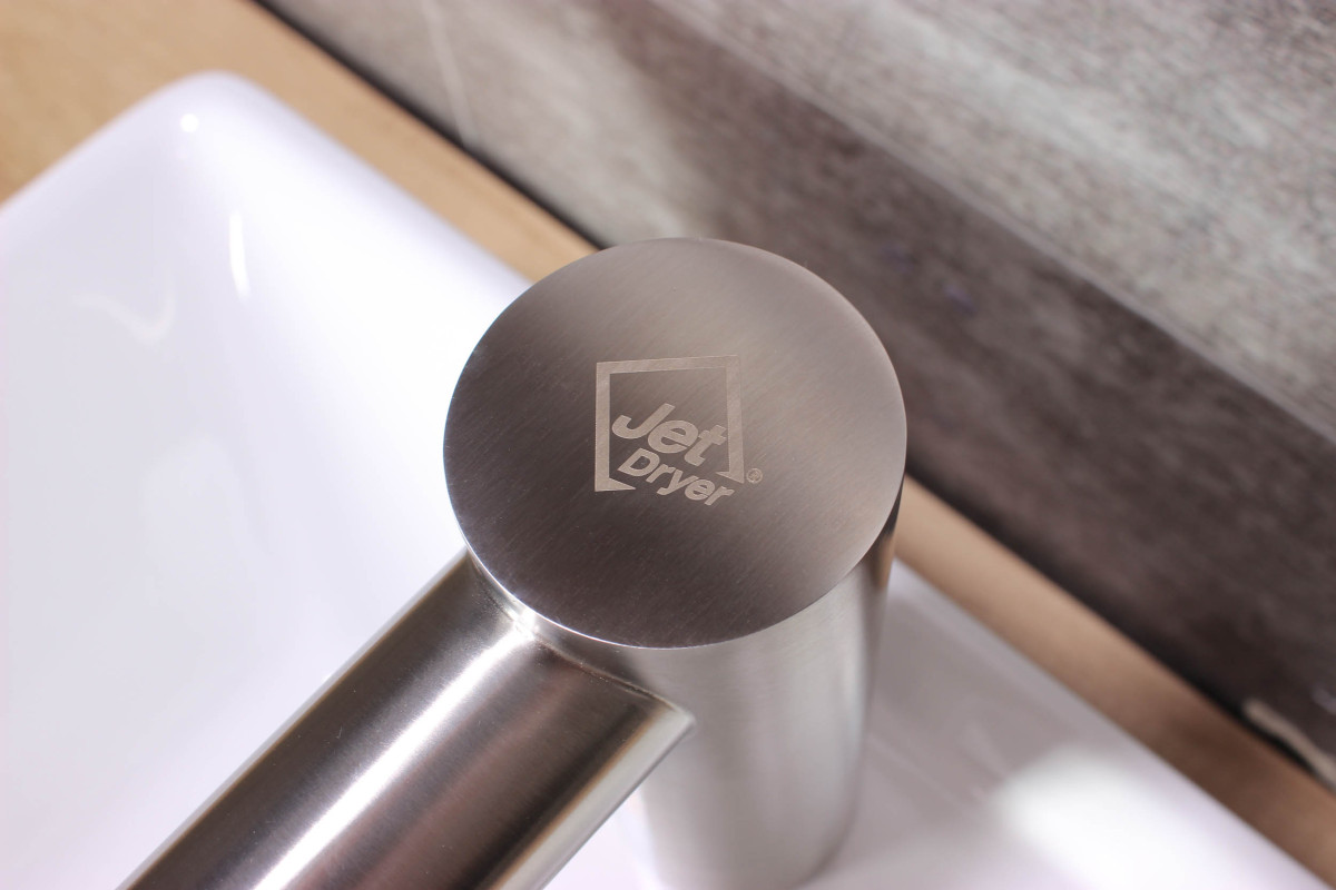 Jet Dryer AIRTAP 3v1 - kulatá Kartáčovaný nerez – Obrázok 10