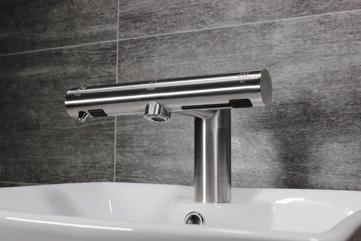 Jet Dryer AIRTAP 3v1 - kulatá Kartáčovaný nerez – Obrázok 55