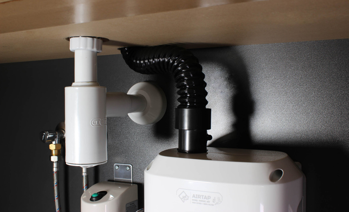 Jet Dryer AIRTAP 3v1 - kulatá Kartáčovaný nerez – Obrázok 59