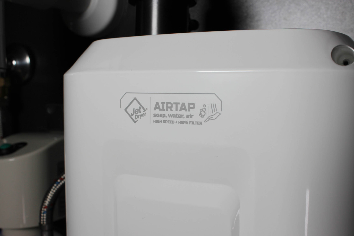 Jet Dryer AIRTAP 3v1 - kulatá Kartáčovaný nerez – Obrázok 57