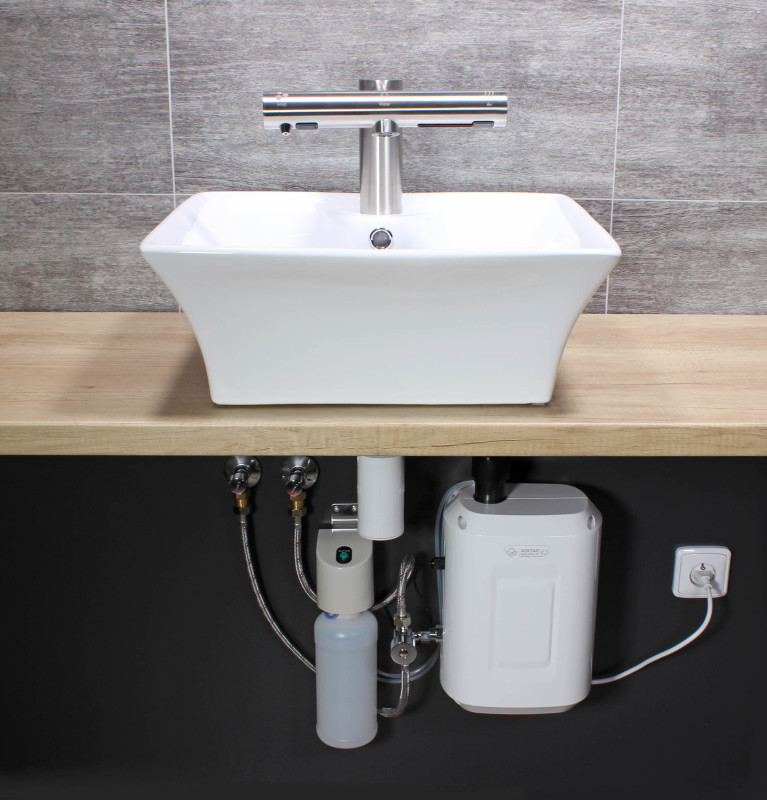 Jet Dryer AIRTAP 3v1 - kulatá Kartáčovaný nerez – Obrázok 22