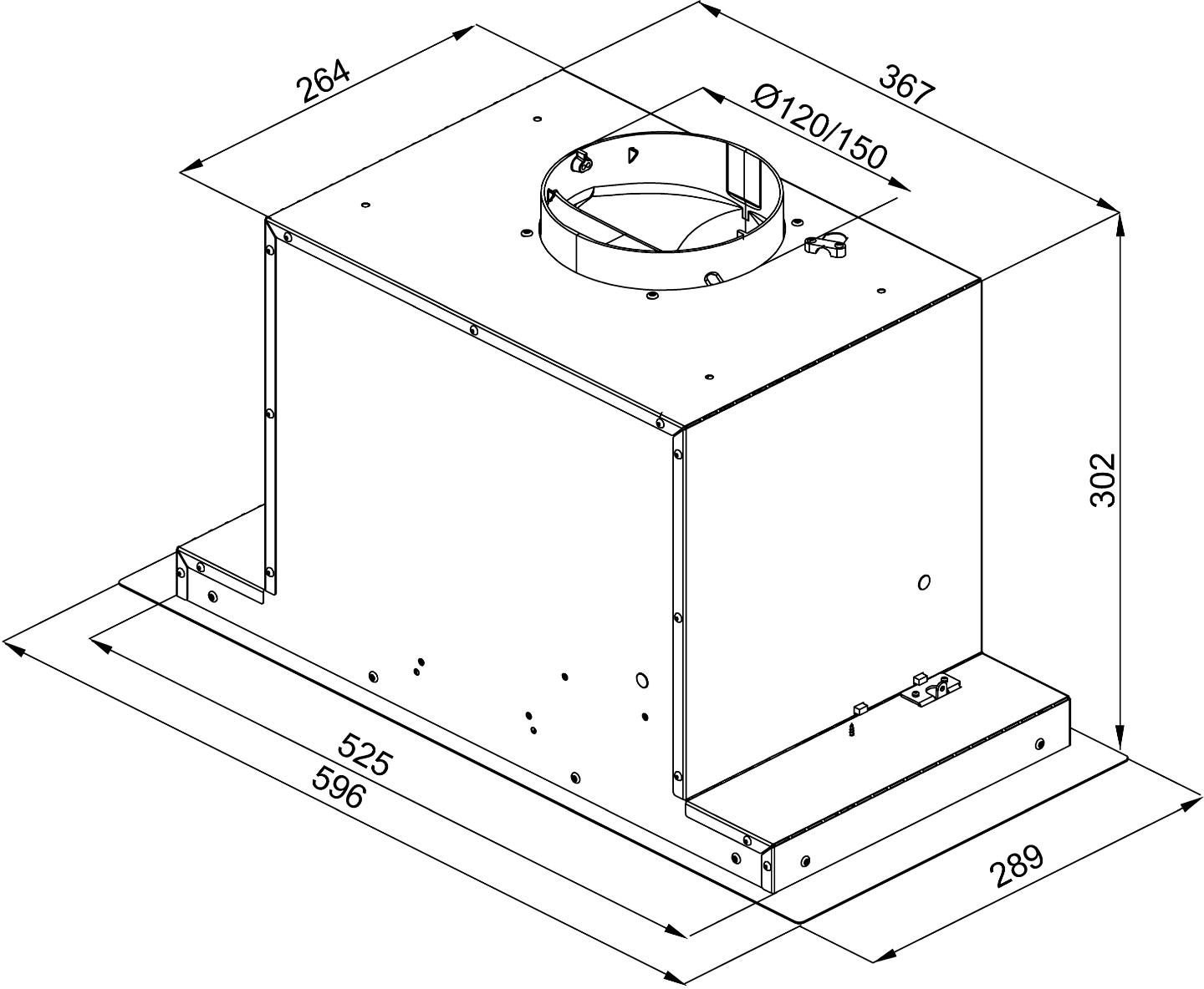 ODSAVAČ KMV6040BL-01 – Obrázok 3