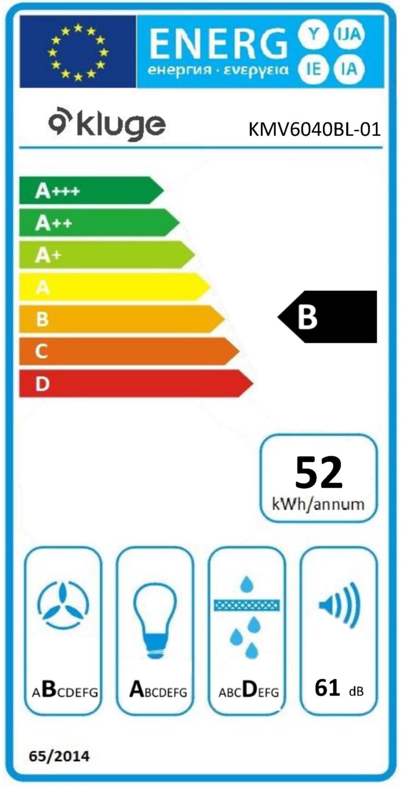 ODSAVAČ KMV6040BL-01 – Obrázok 4
