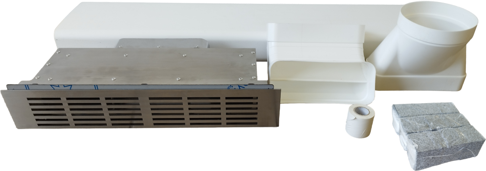 Recirkulačná sada s uhlíkovým filtrom CDA001X a potrubím NABER pre odsávače Wizard – Obrázok 3