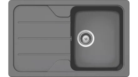 TEKA SIMPLA 45 S-TG metalická sivá