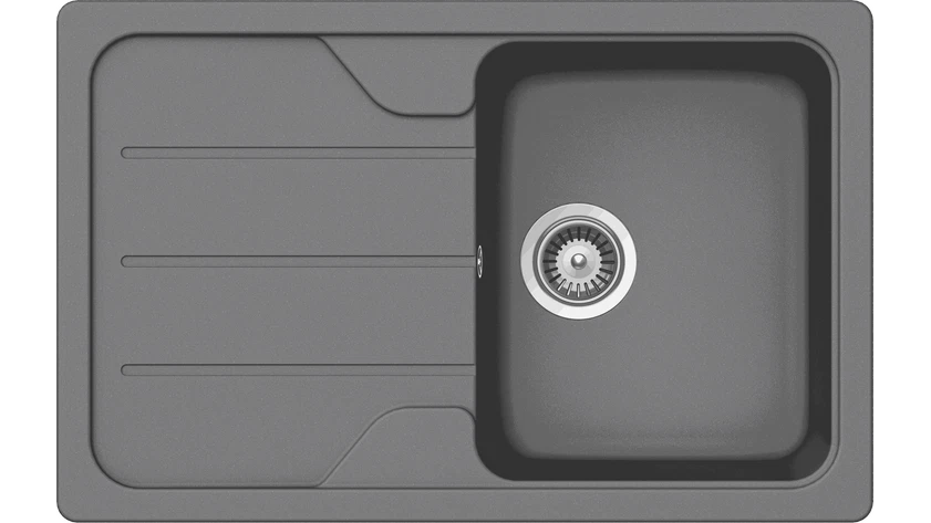 TEKA SIMPLA 45 S-TG metalická sivá