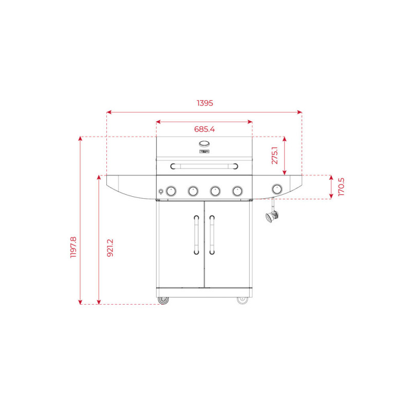 T-BBQ 4100 G – Obrázok 6