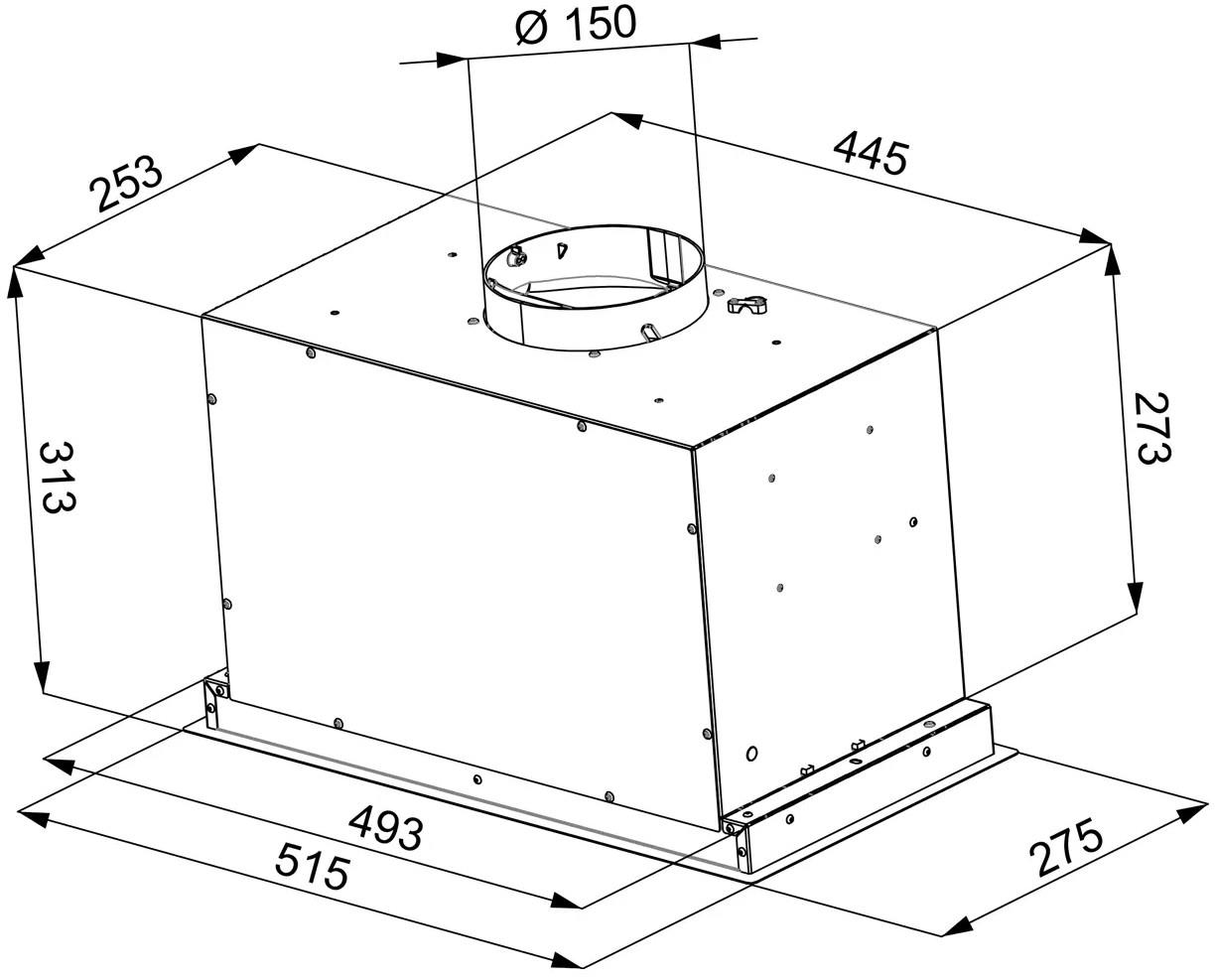 ODSAVAČ KMV6740BLG – Obrázok 6