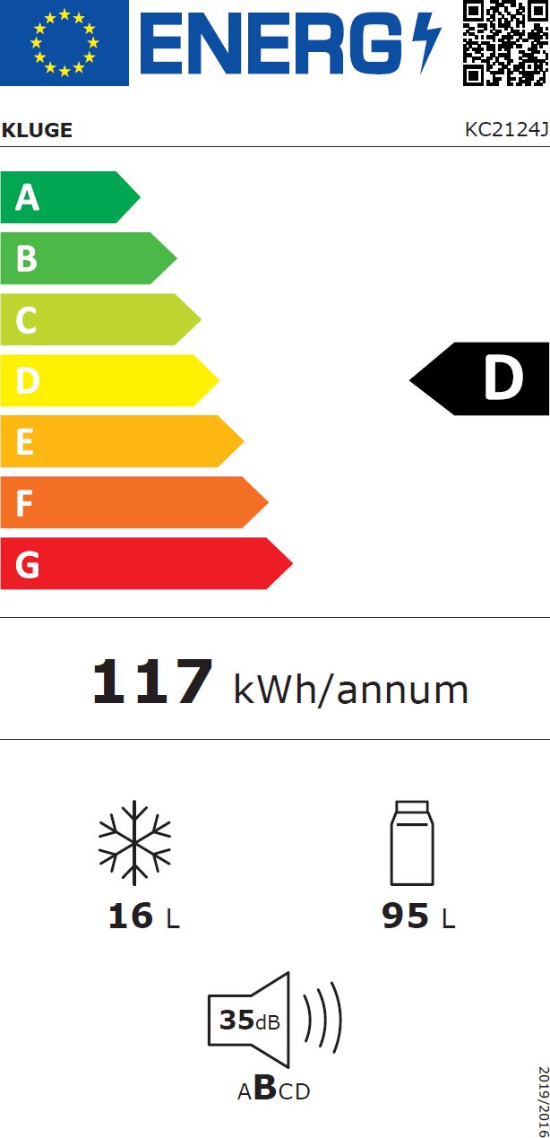 CHLADNIČKA NA ZABUDOVANIE KC2124J – Obrázok 4