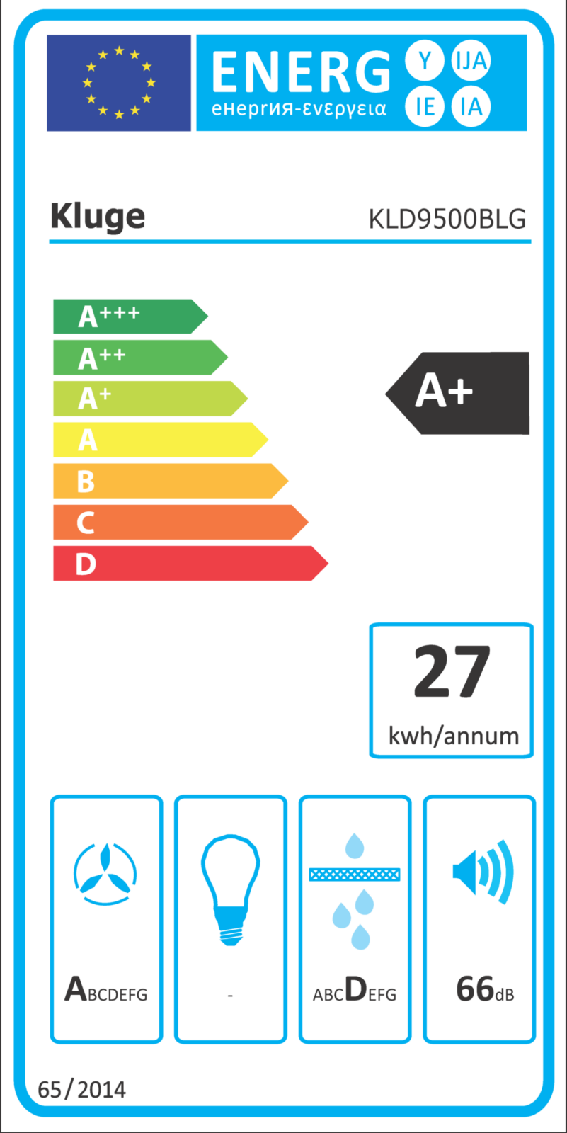 Odsávač s výsuvným panelom KLD9500BLG – Obrázok 8