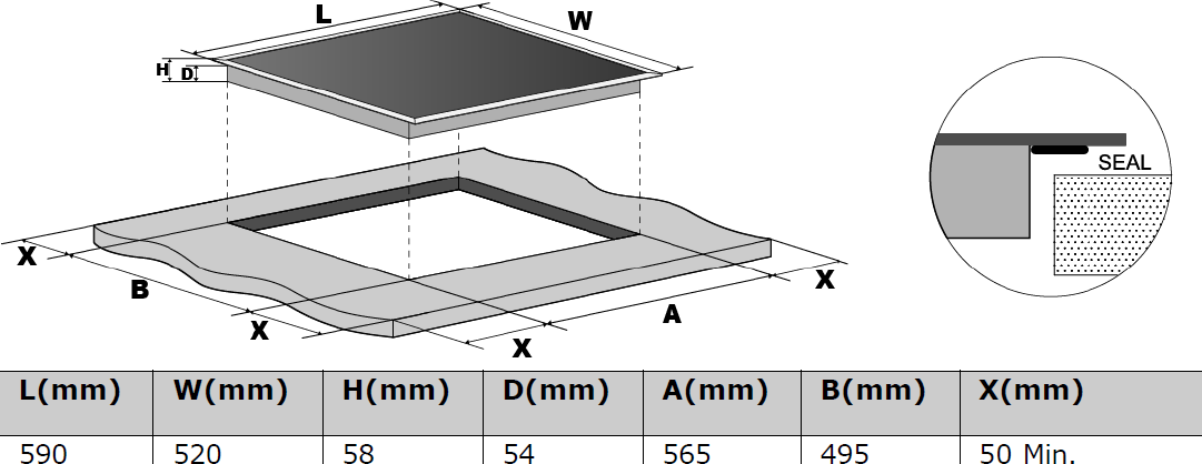 DOSKA INDUKČNÁ KPI6032B – Obrázok 4
