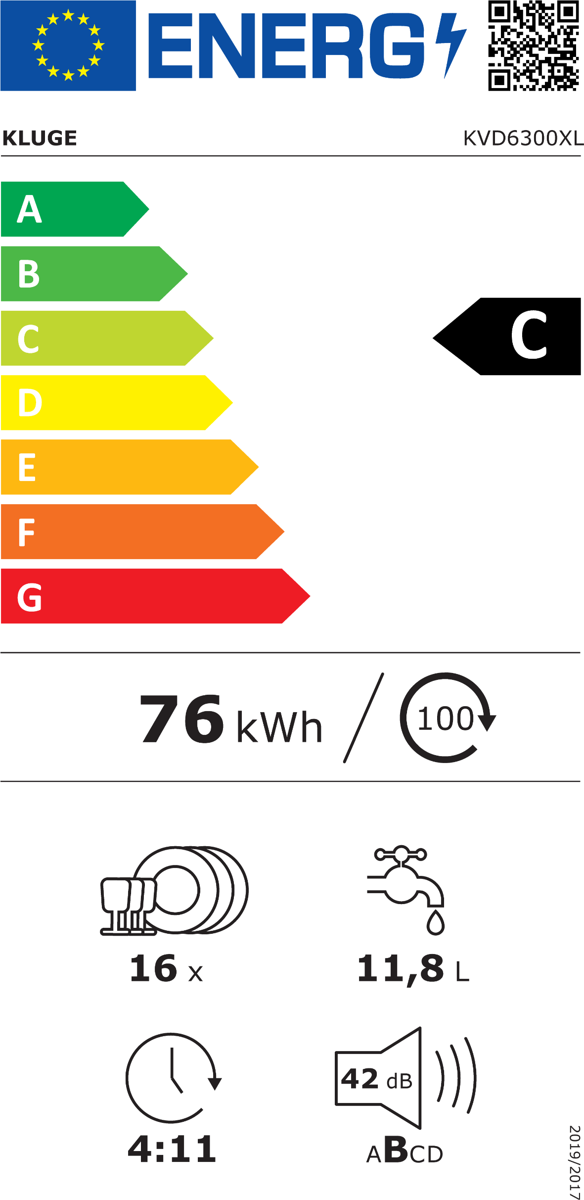 Umývačka vstavaná KVD6300XL – Obrázok 5