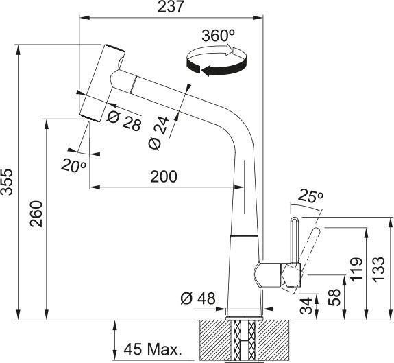 FG 5188 ICON matná čierna – Obrázok 9