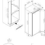 Chladnička vstavaná KC2179J – Obrázok 3