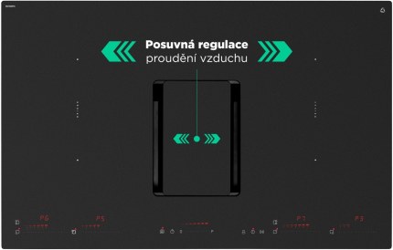 Indukčná doska s integrovaným odsávačom pár CDB8303M WizardMatte 83